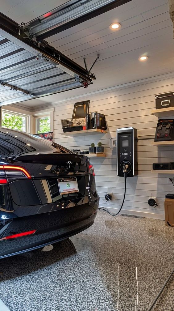 Level 2 EV charger installed at a Calgary home by Grand Star Electric